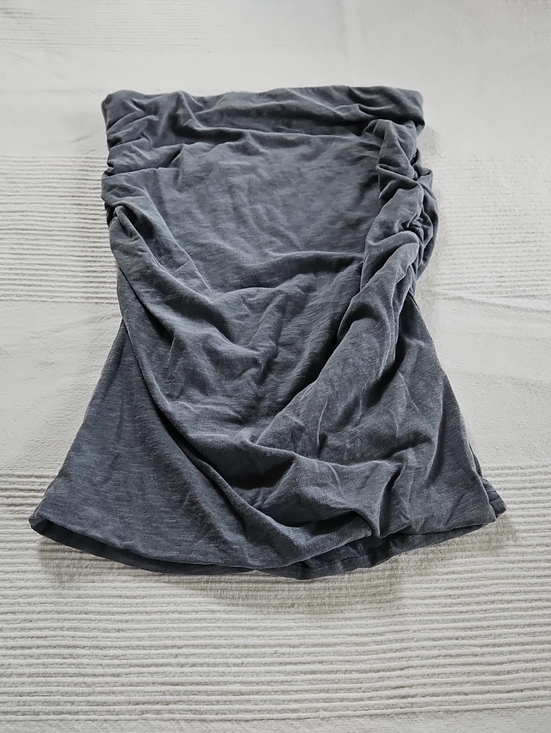 Sundry Tops - Sundry Charcoal Gray Ruched Tube Tank